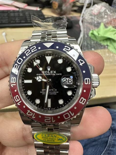 clean factory rolex pepsi|Noob vs Clean Rolex GMT Master II BLRO Pepsi 126710 : .